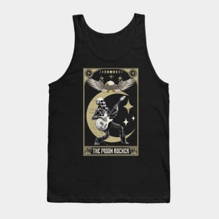 Moon rocker tarot card for rock and roll lovers Tank Top